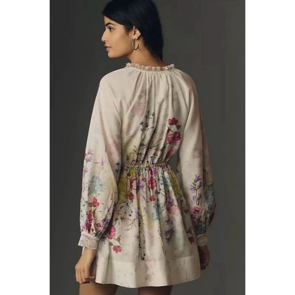 📌 ( Sold ) NWT Anthropologie Let Me Be V-Neck A-Line Mini Dress - Picture 6 of 6